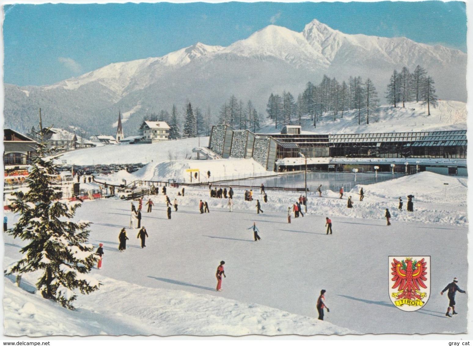 Seefeld, Tirol, Eislaufplatz, Austria, 1981 Used Postcard [22000] - Other & Unclassified