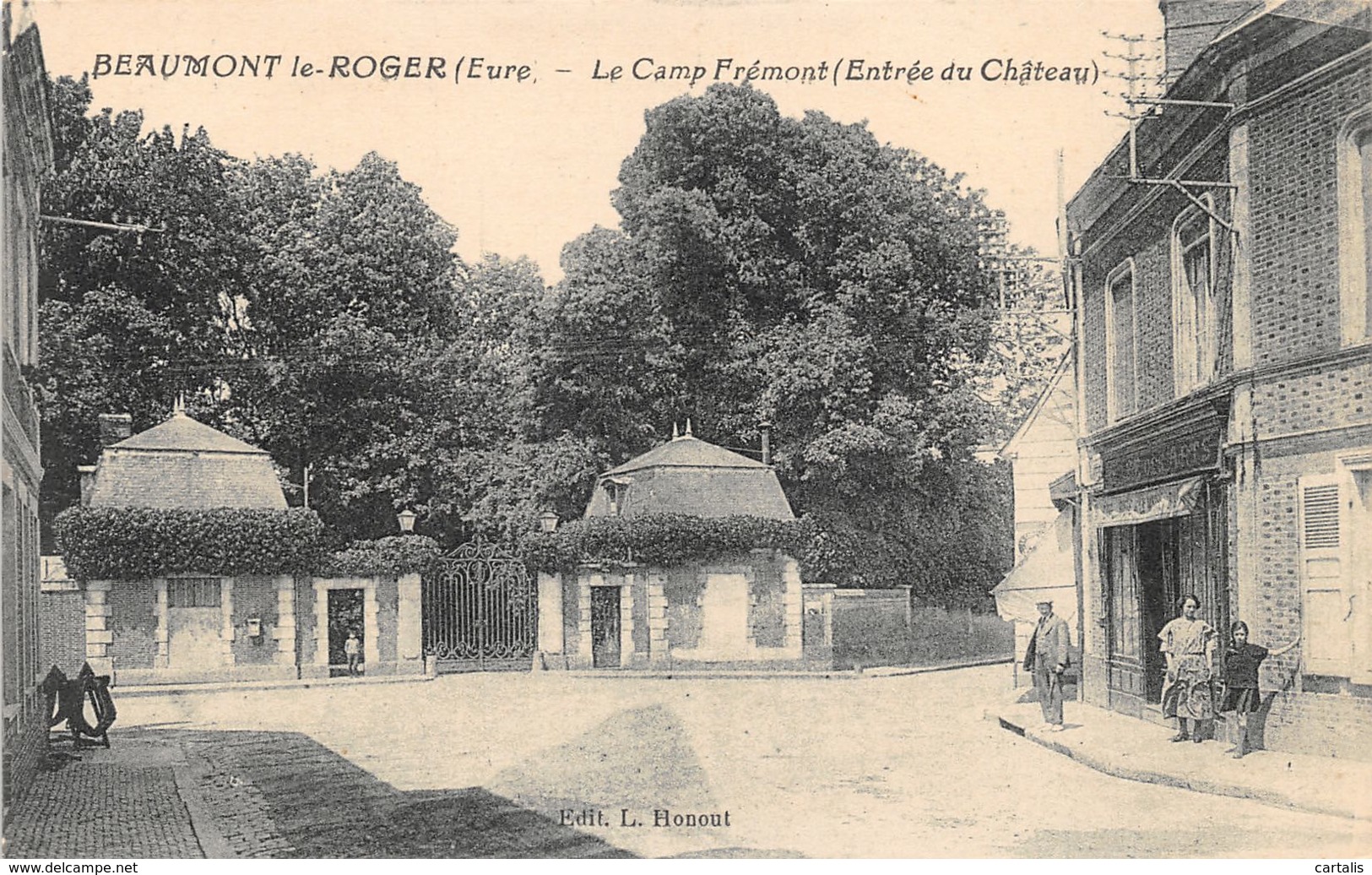 27-BEAUMONT LE ROGER-N°285-H/0183 - Beaumont-le-Roger