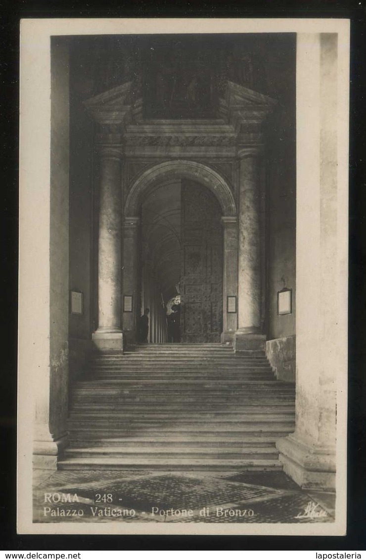 *Roma. Palazzo Vaticano. Portone Di Bronzo* Ed. A. Traldi Nº 248. Nueva. - Vaticano (Ciudad Del)