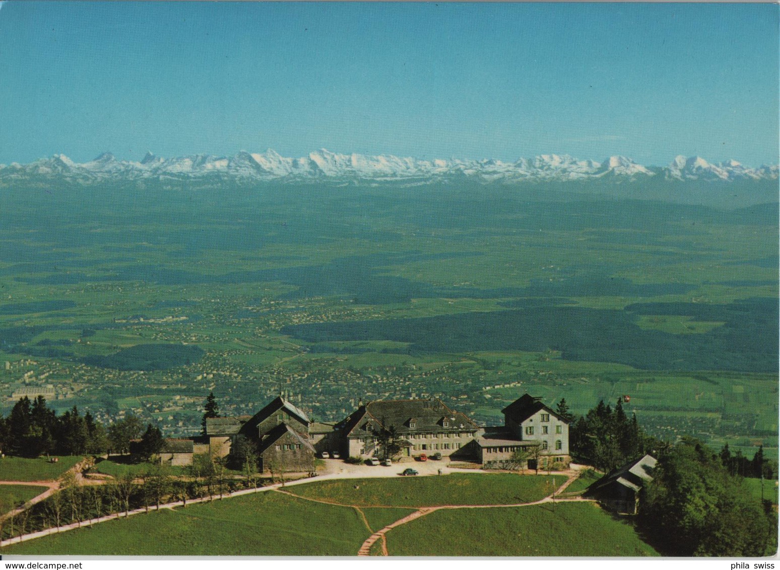 Kurhaus Hotel Weissenstein - Blick Auf Die Alpen - Flugaufnahme P. Zaugg - Altri & Non Classificati