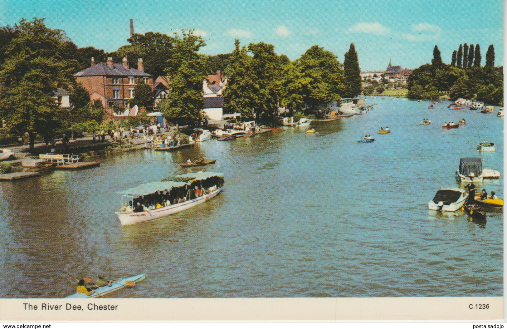 (ANG685)  CHESTER. THE RIVER DEE   ... UNUSED - Chester