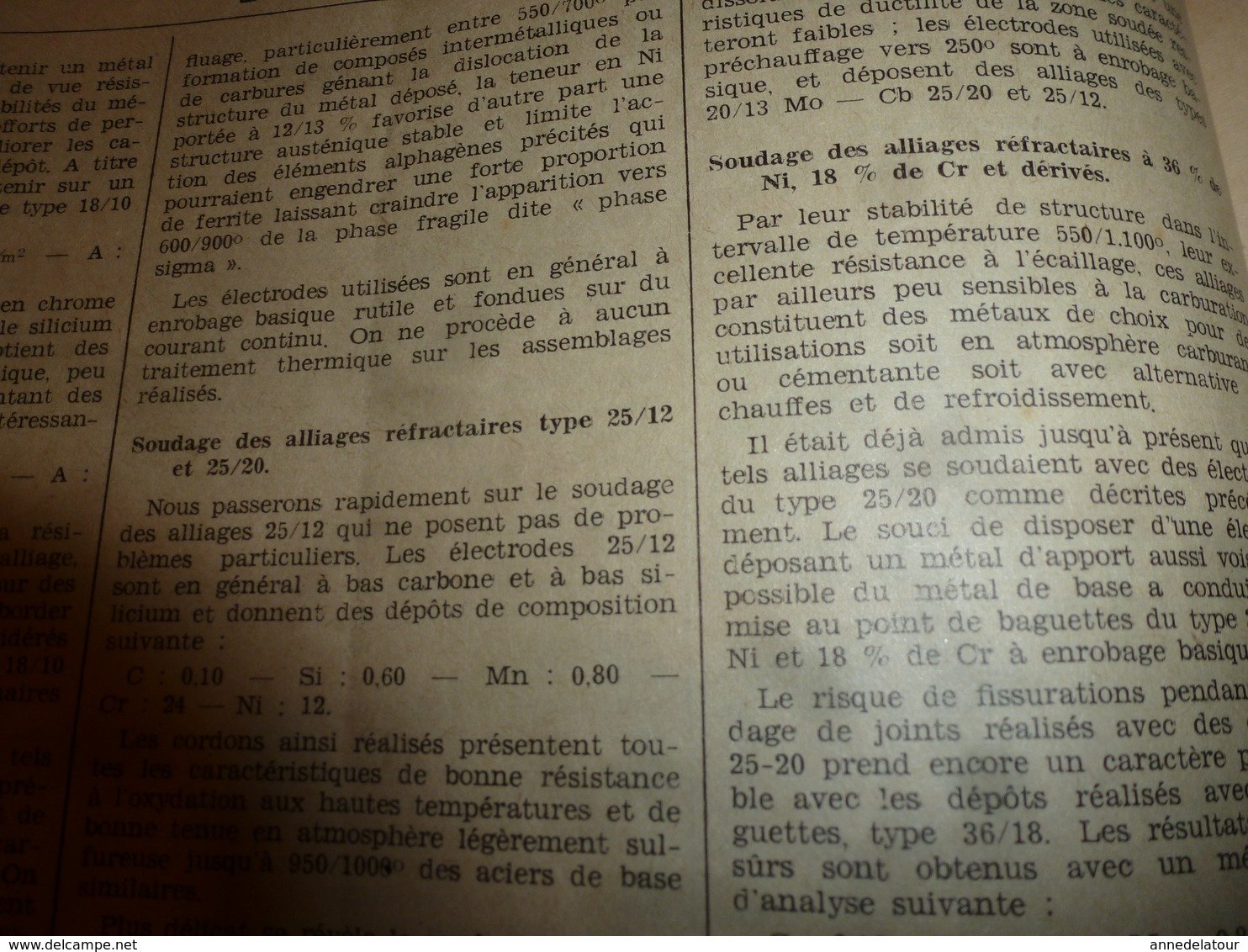 1959 LA VOIX DE LA FORGE---> Soudure A L'arc Des Aciers Inox Et Réfractaires Avec électrodes Fusibles;etc - Bricolage / Technique