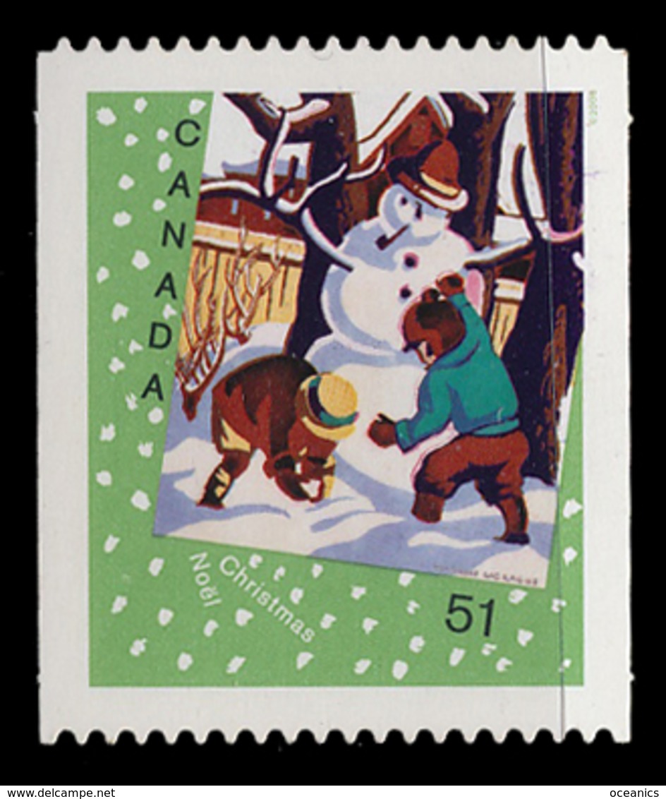 Canada (Scott No.2184 - Série- Noel 2006 - Christmas 2006 - Set) (**) NOTE Die Cut To Shape - Unused Stamps