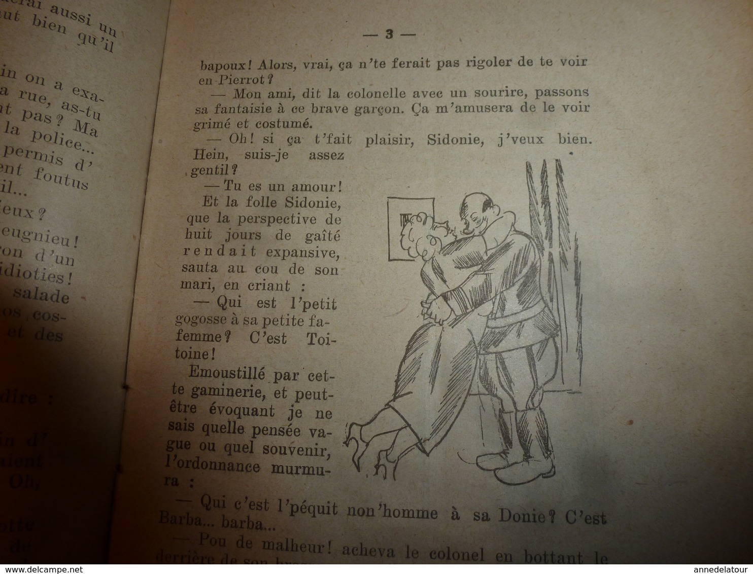 1923 LES AVENTURES DU COLONEL RONCHONOT ---> La Double Méprise Avec La Sidonie..... - Sonstige & Ohne Zuordnung