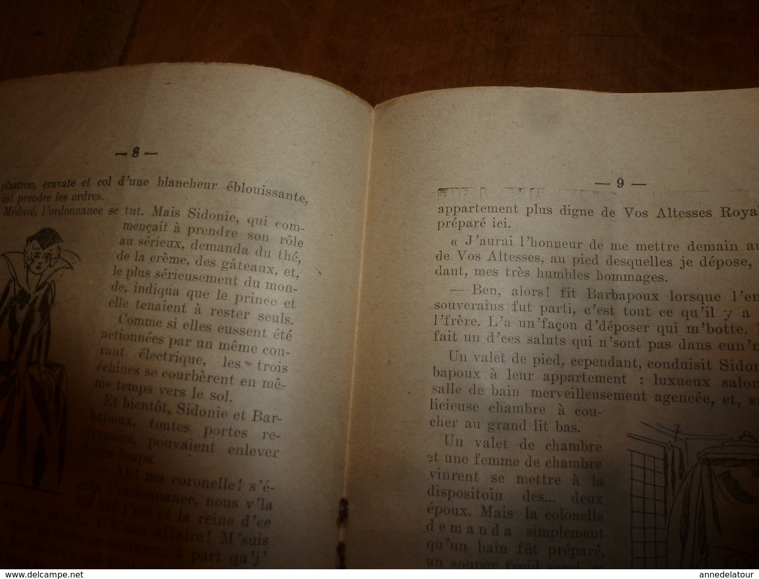 1923 LES AVENTURES DU COLONEL RONCHONOT ---> La Double Méprise Avec La Sidonie..... - Autres & Non Classés