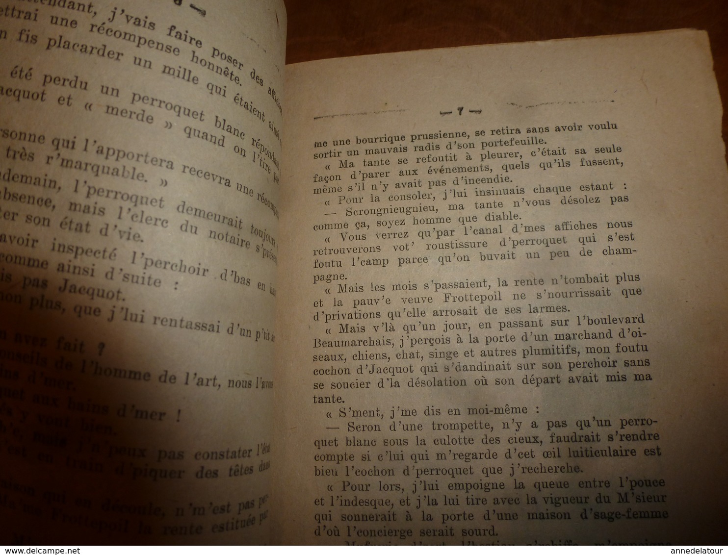 1923 LES AVENTURES DU COLONEL RONCHONOT ---> Le Perroquet Blanc...... - Otros & Sin Clasificación