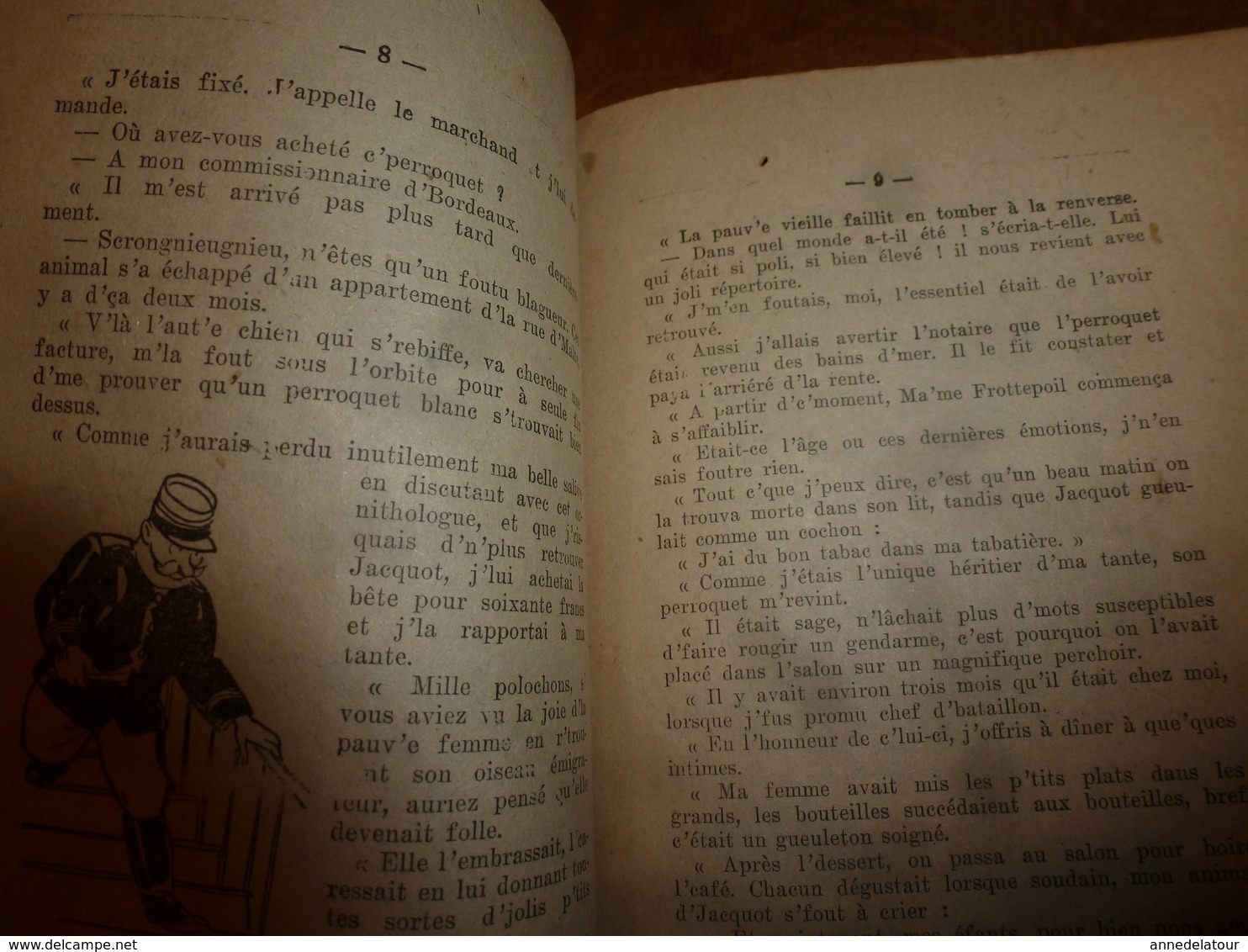 1923 LES AVENTURES DU COLONEL RONCHONOT ---> Le Perroquet Blanc...... - Autres & Non Classés