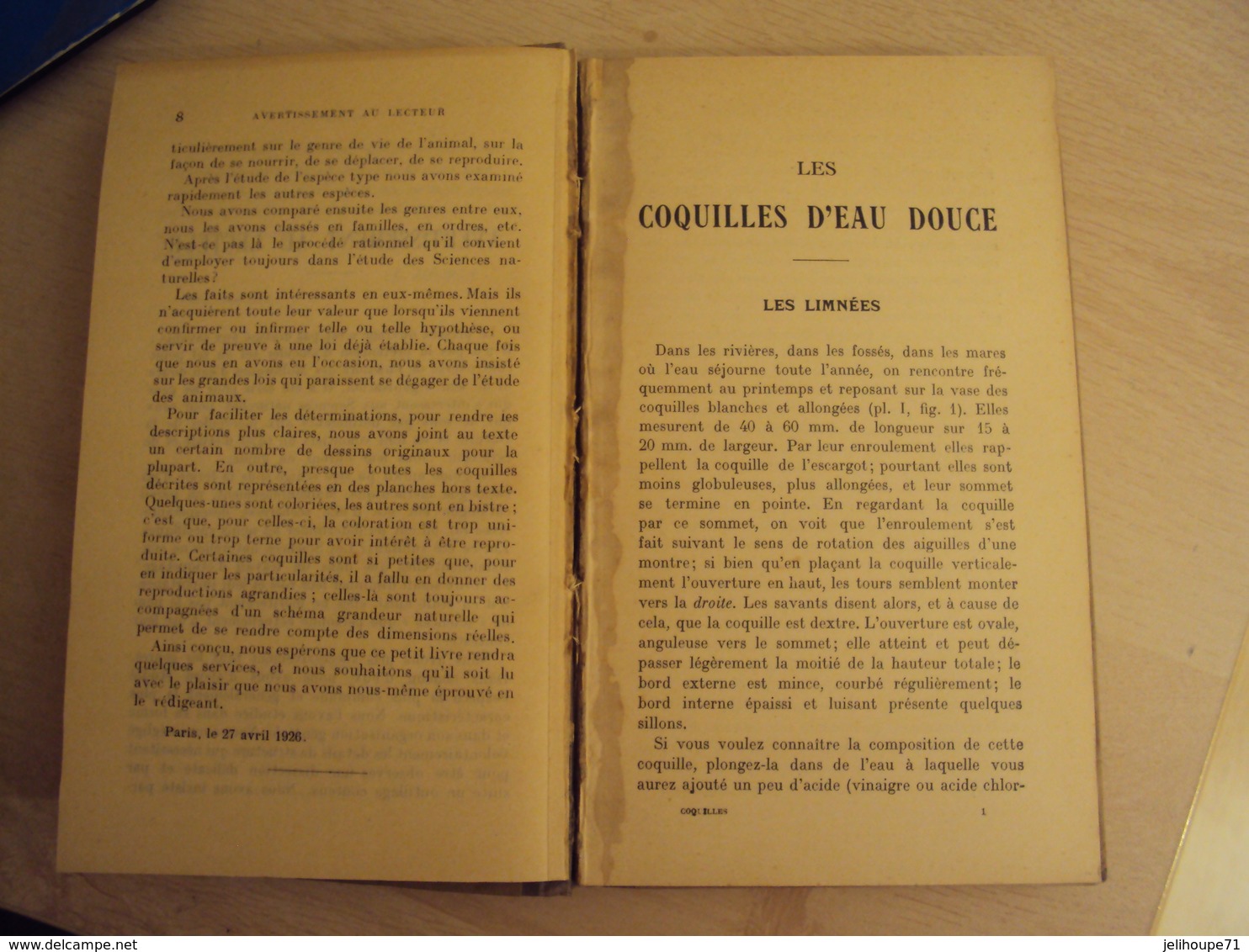 Encyclopédie Pratique Du Naturiste - Les Mollusques D'eau Douce  - Tome XXIV -1926 - Encyclopédies