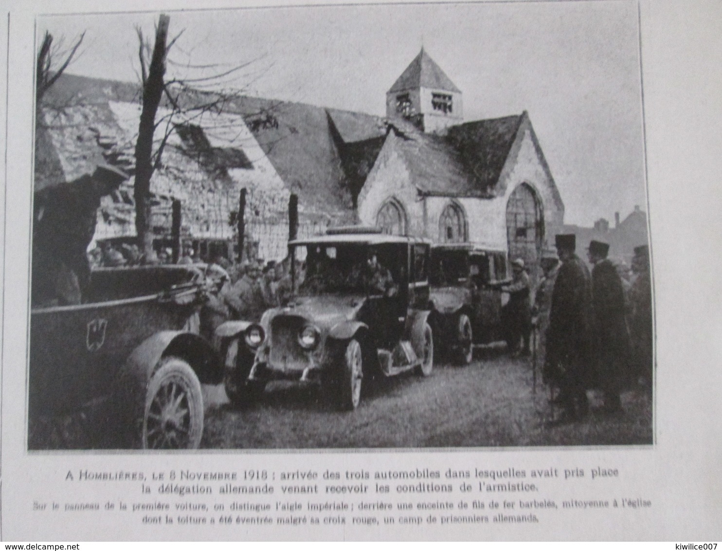 1925 HOMBLIERES   PRESBYTERE EGLISE INAUGURATION - Otros & Sin Clasificación