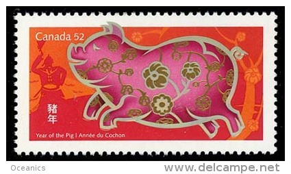 Canada (Scott No.2201 - Année Du Cochon / Year Of The Pig) [**] - Neufs