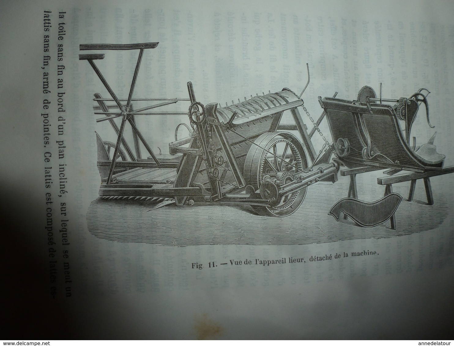 1874 RAPPORTS sur l'AGRICULTURE par Eugène Tisserand (avec dessins des matériels qui étaient attelés par les chevaux)