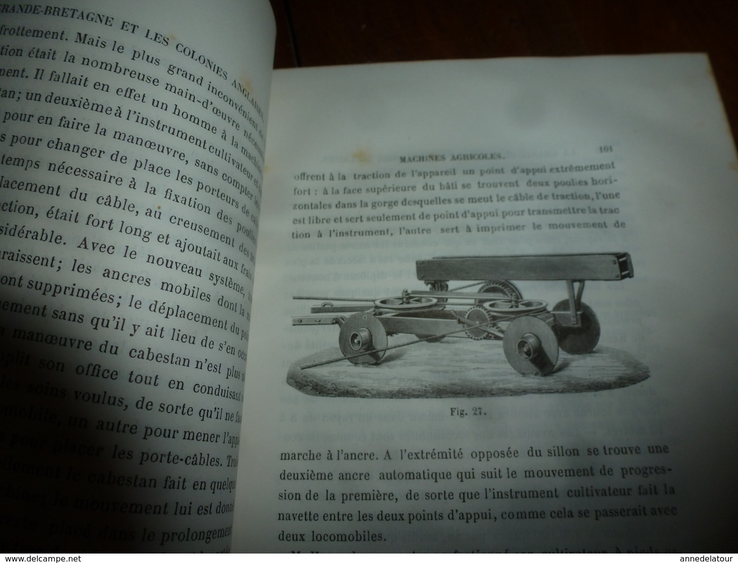 1874 RAPPORTS sur l'AGRICULTURE par Eugène Tisserand (avec dessins des matériels qui étaient attelés par les chevaux)