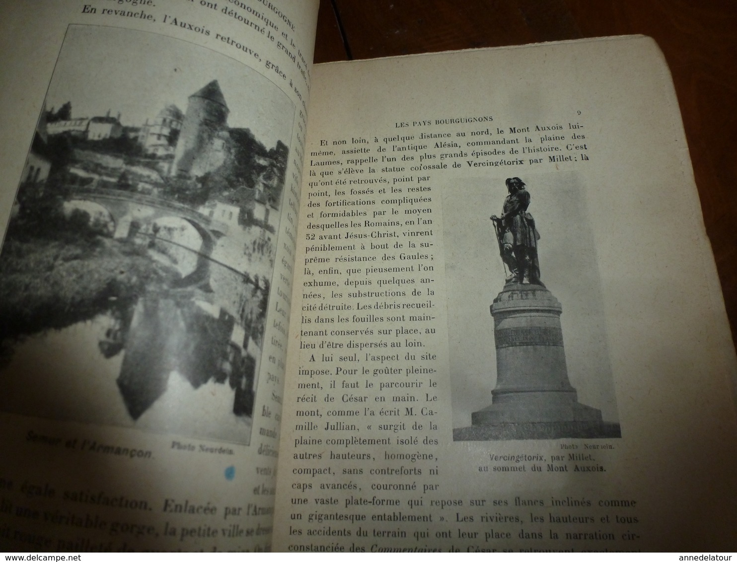 1924 Anthologies illustrées des provinces françaises--> LA BOURGOGNE (Cîteaux,Alésia,Beaune,Dijon,Autun,Cluny,Arnay,etc)