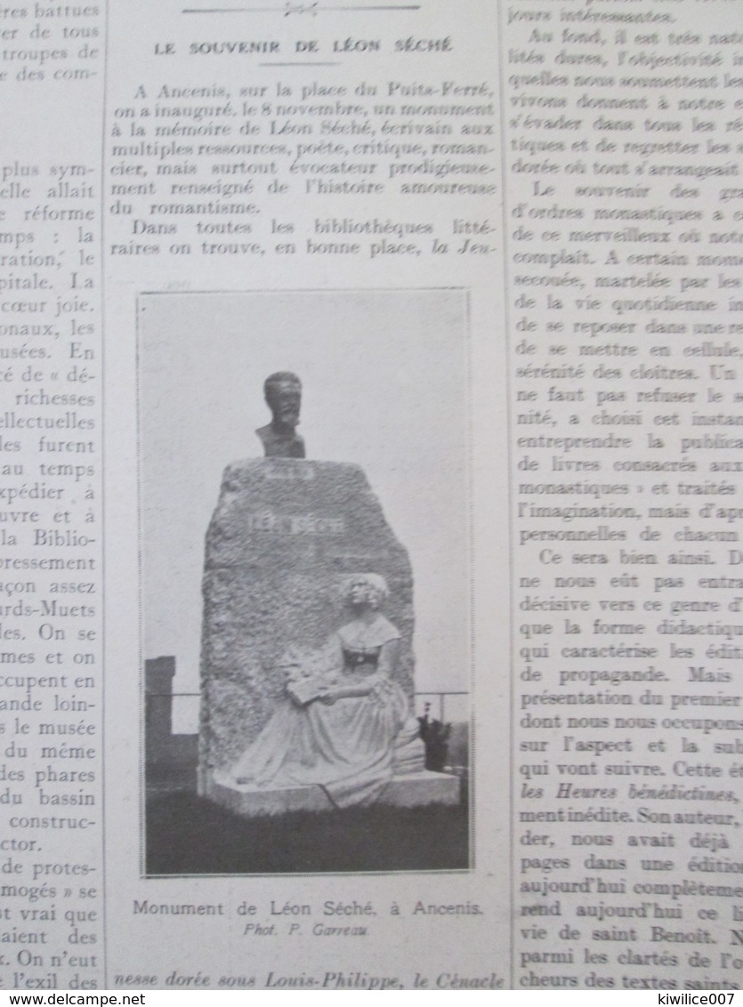 1925 Souvenir De LEON SECHE   ANCENIS - Ancenis