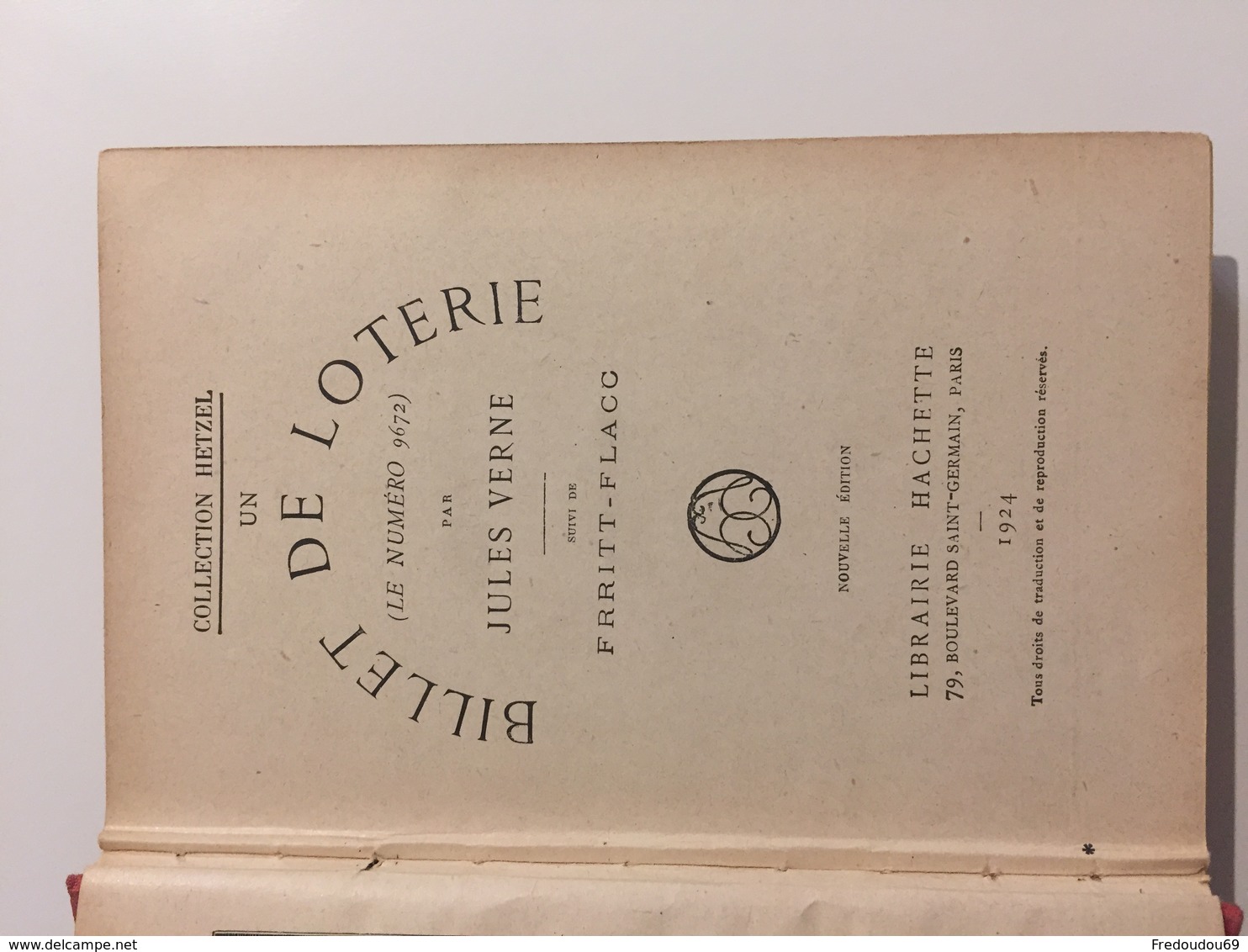 Livre - Un Billet De Loterie - Jules Verne - 1901-1940