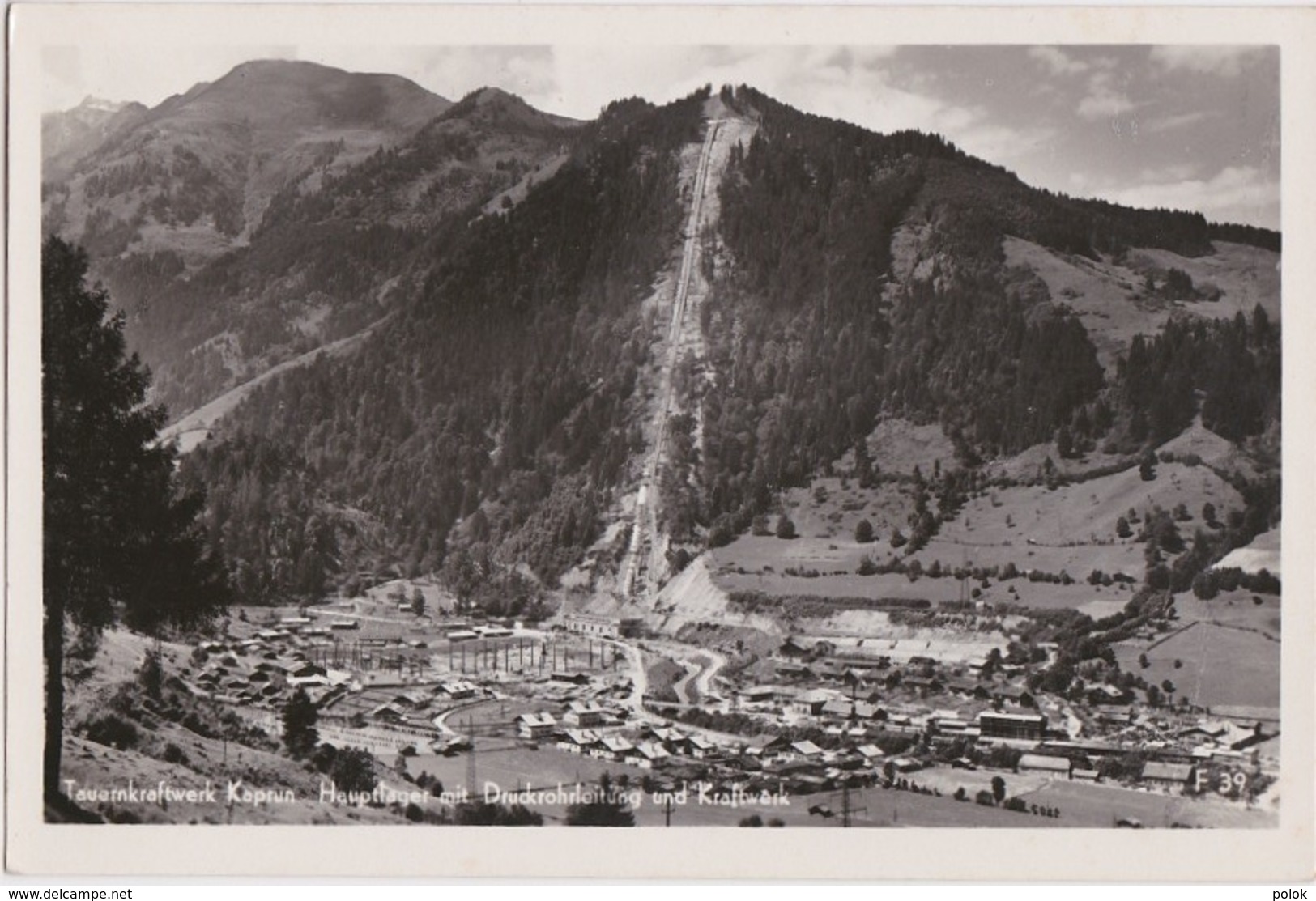 Bs - Cpa Tauernkraftwerk Kaprun, Hauptlager Mit Druckrohrleitung Und Kraftwerk (Autriche) - Kaprun