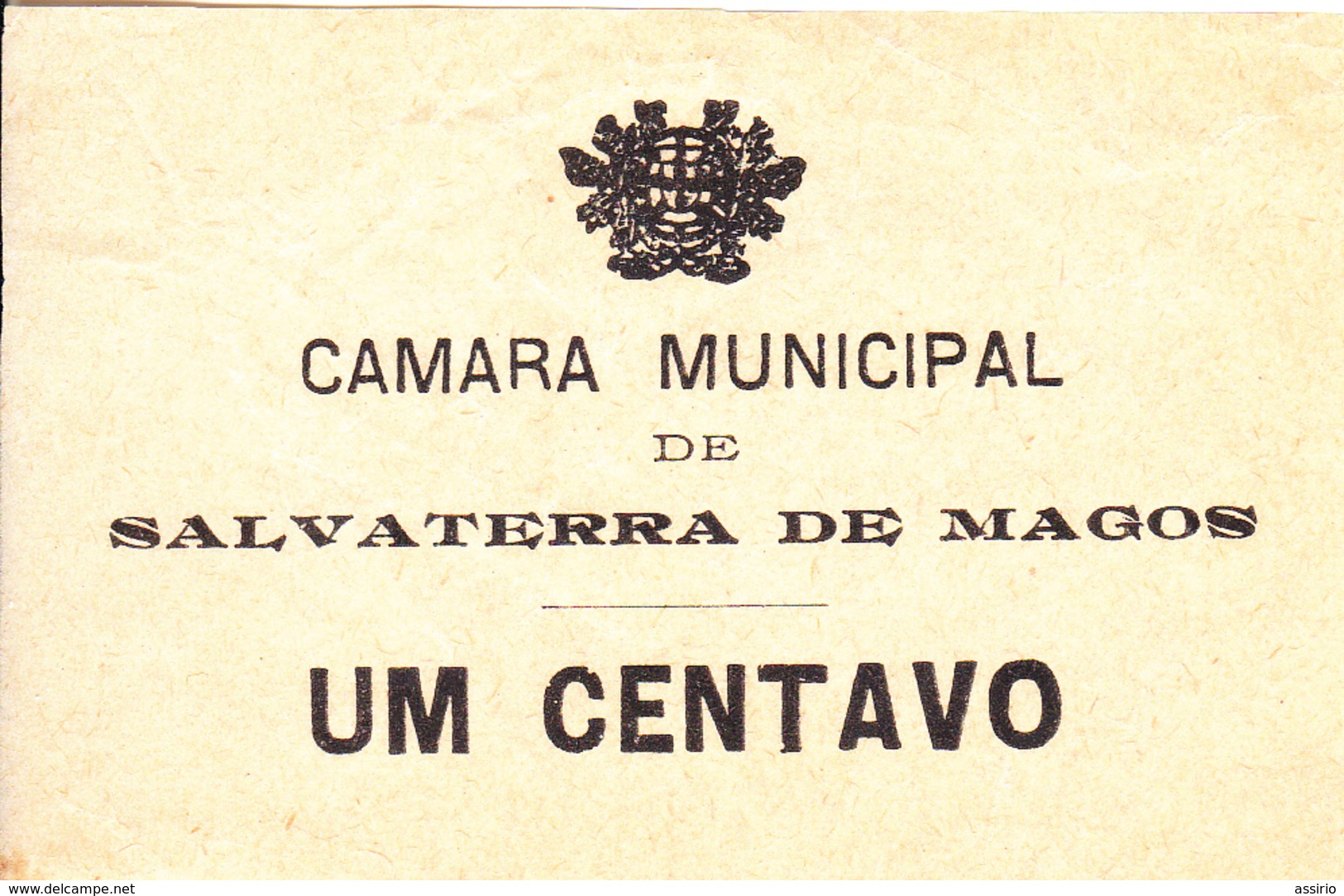 Portugal -  2-cédulas De Salvaterra De Magos Nºs 1954 -1955 --1 E 2 Centavos - Portugal