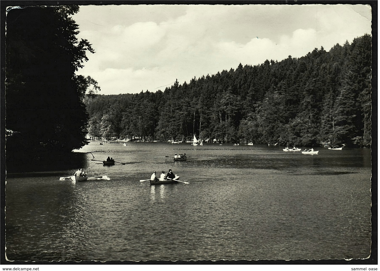 Ebnisee  -  Kaffee - Restaurant Waldschänke  -  Bei Kaisersbach Welzheim   -  Ansichtskarte Ca.1956  (9243) - Backnang