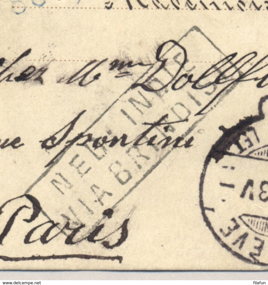 Nederlands Indië - 1883 - 7,5 Cent Briefkaart Van KR Kota-Radja Via NI Exp Kant PENANG En Brindisi Naar Lausanne & Paris - Nederlands-Indië