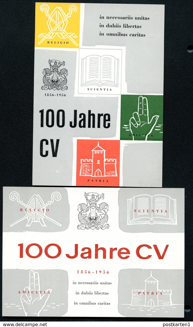 Bund PP6 D2/004-1-2  CARTELLVERSAMMLUNG MÜNCHEN 1956  NGK 20,00€ - Cartoline Private - Nuovi