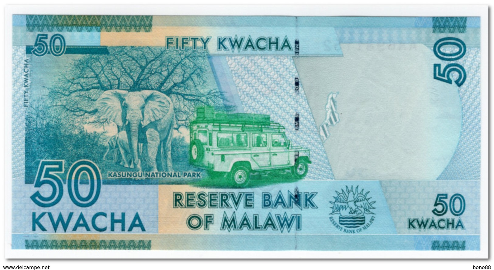 MALAWI,50 KWACHA,2012,P.58,UNC - Malawi