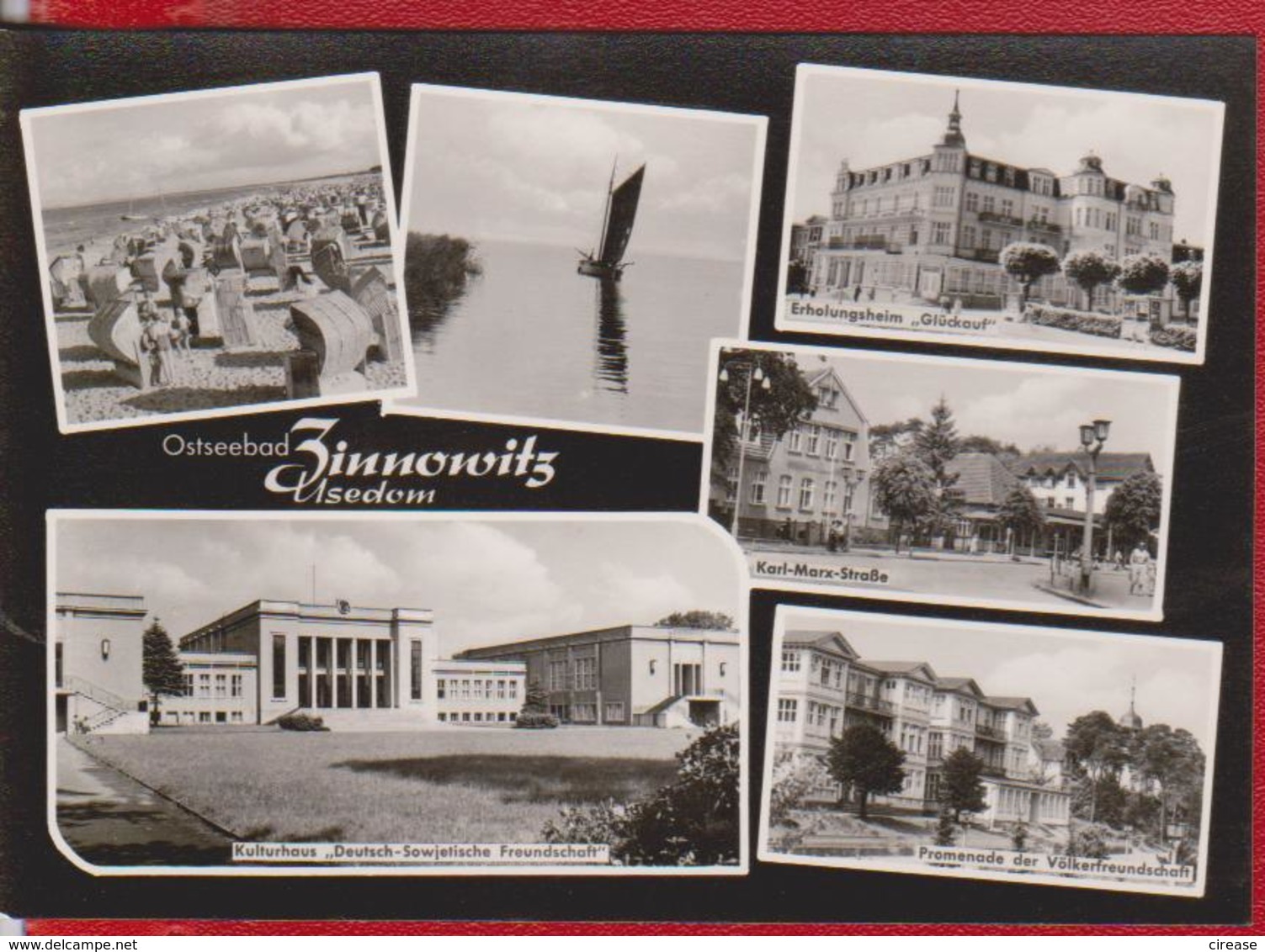 ZINNOWITZ GERMANY POSTCARD UNUSED - Zinnowitz