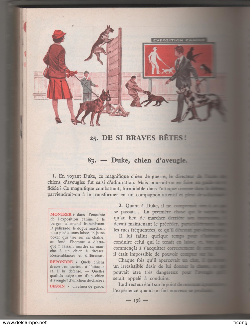 LE NOUVEAU LIVRE UNIQUE DE FRANCAIS - DUMAS, COLIN - SUPERBES ILLUSTRATIONS - 1ERE EDITION HACHETTE 1963 - A VOIR