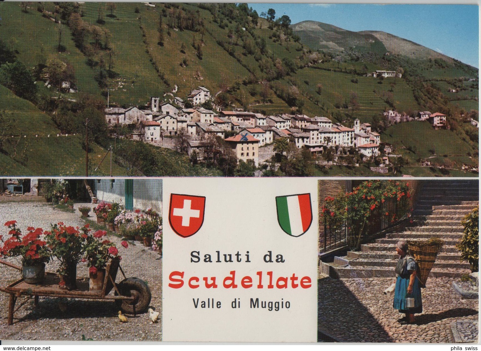 Saluti Da Scudellate - Valle Di Muggio - Muggio