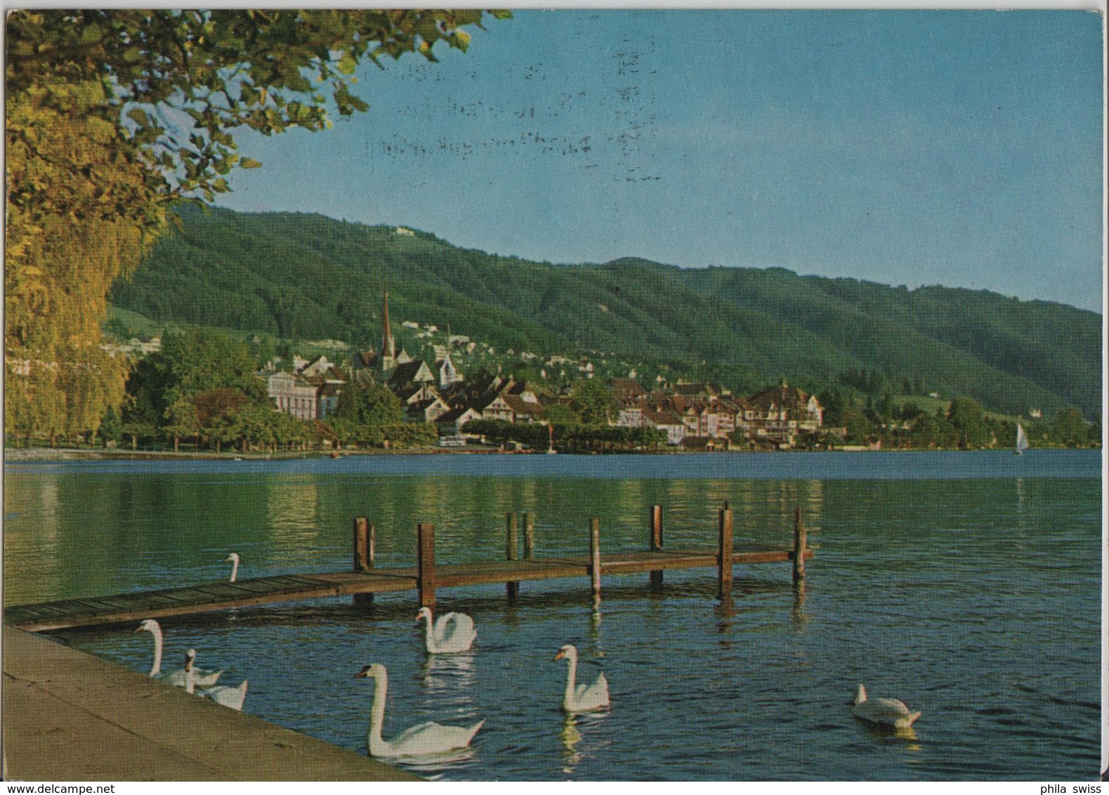 Zug Am Zugersee Mit Zugerberg - Zoug