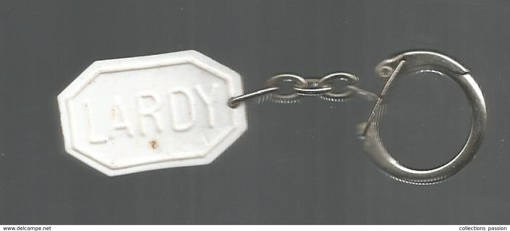 Porte Clefs, Clés , VICHY ,LARDY , Pastille , 2 Scans  , Frais Fr 1.95 E - Porte-clefs