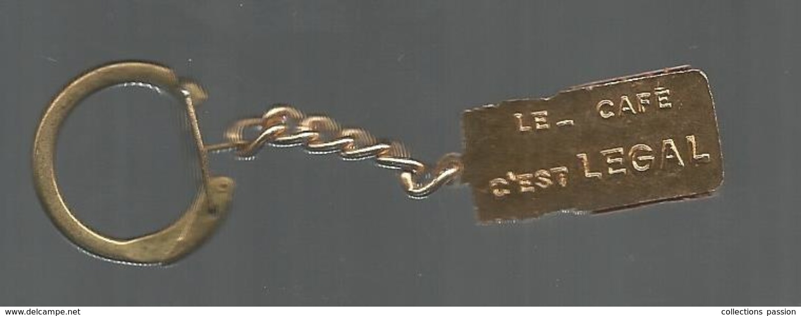 Porte Clefs, Clés , Pot De Café Solubre LEGAL , 2 Scans  , Frais Fr 1.95 E - Porte-clefs