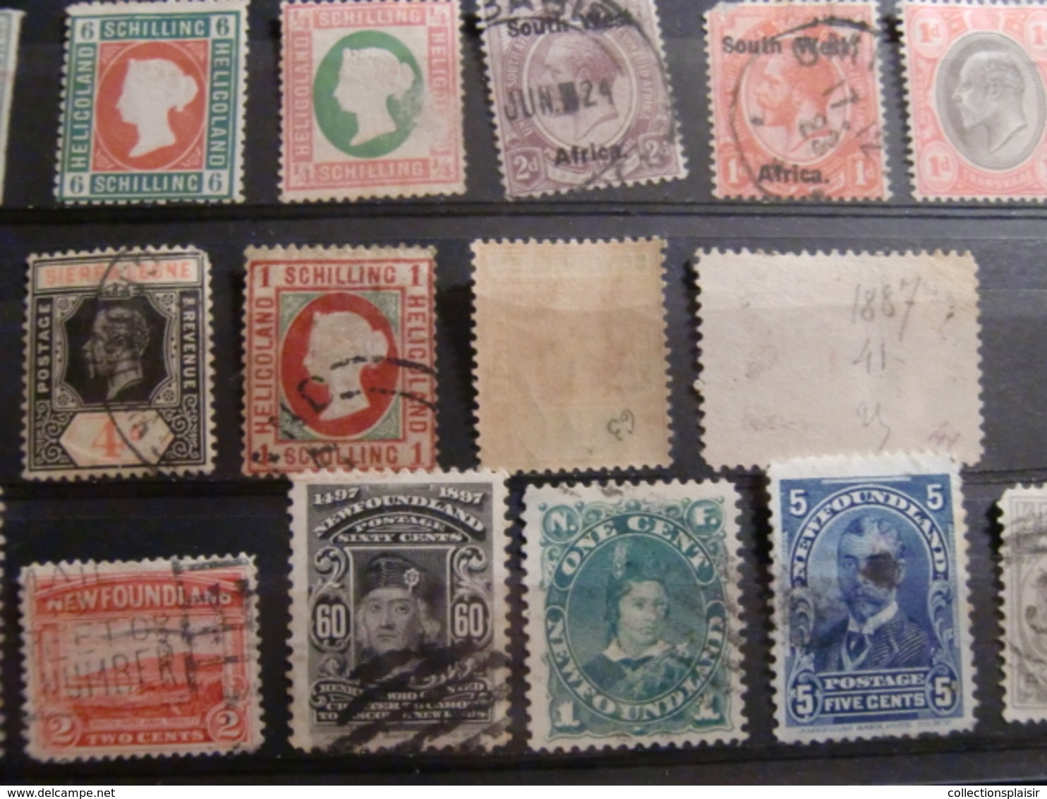 LIQUIDATION DE MES COLLECTIONS DE COLONIES ANGLAISES/1ER LOT/ TOUT DOIT DISPARAITRE