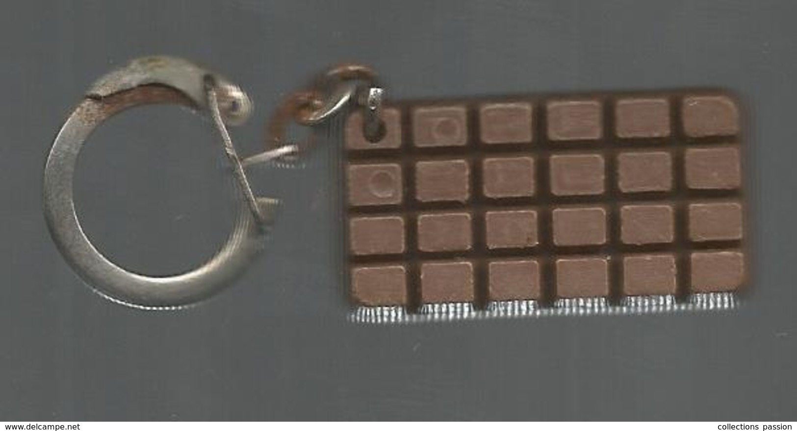 Porte Clefs, Clés , Tablette De Chocolat POULAIN, 2 Scans  , Frais Fr 1.95 E - Porte-clefs