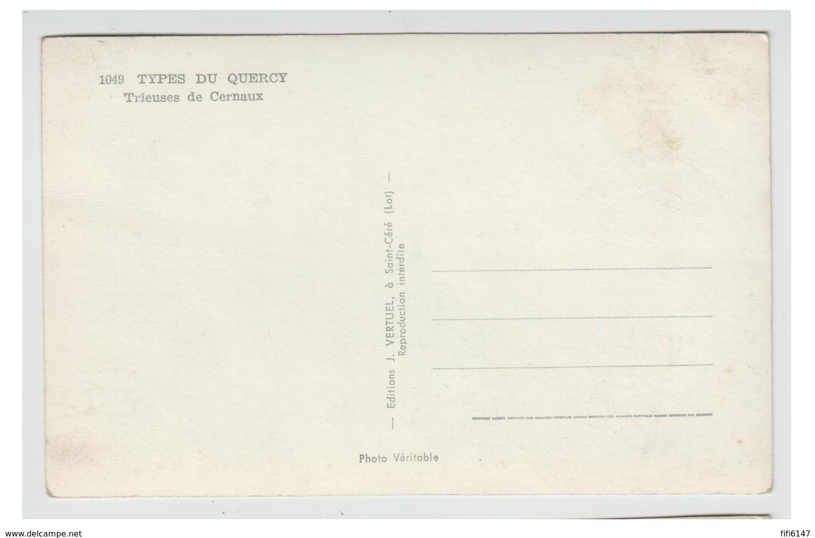 FRANCE -- LOT -- TRIEUSES DE CERNAUX DE NOIX -- - Autres & Non Classés