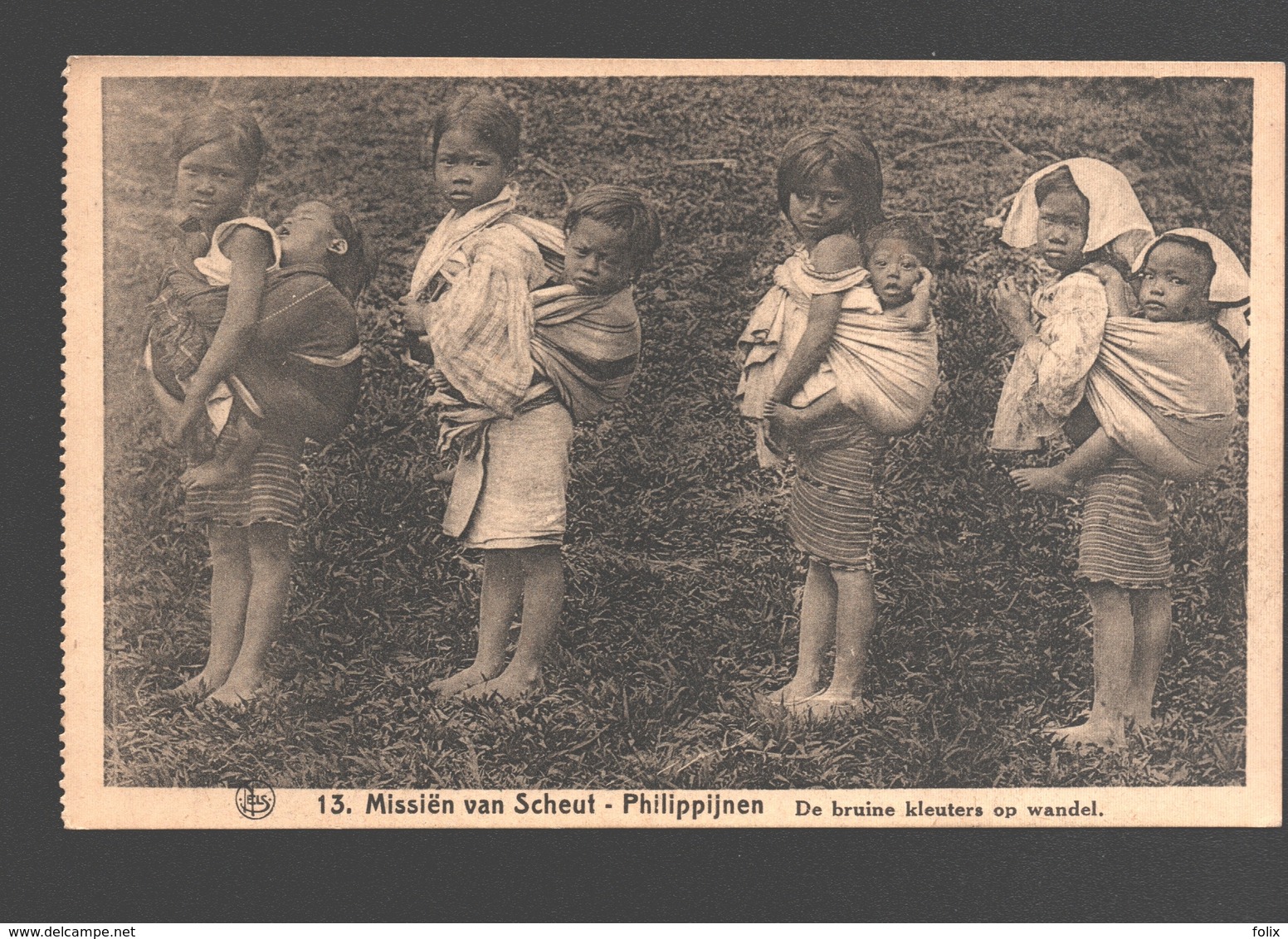 Philippines - Missiën Van Scheut - Philippijnen - De Bruine Kleuters Op Wandel - Children - Philippines