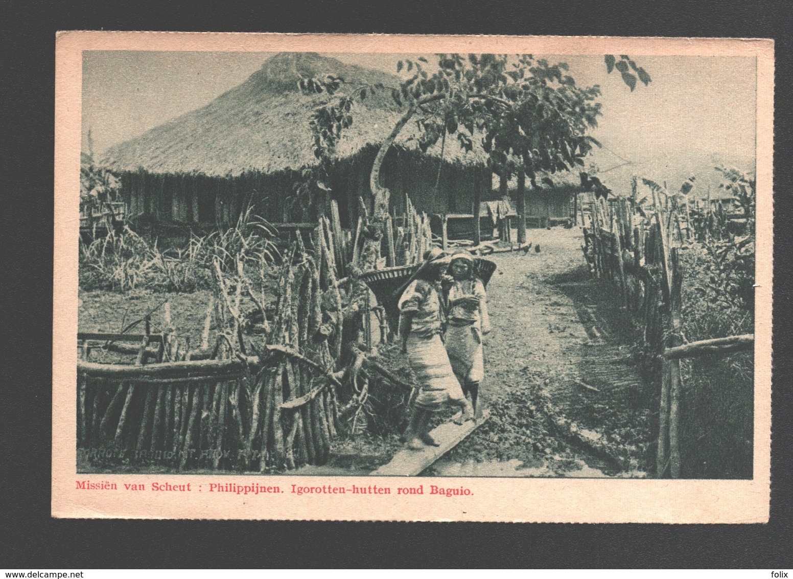 Philippines - Missiën Van Scheut - Philippijnen - Igorotten-hutten Rond Baguio / Igorot Huts Around Baguio - Philippines