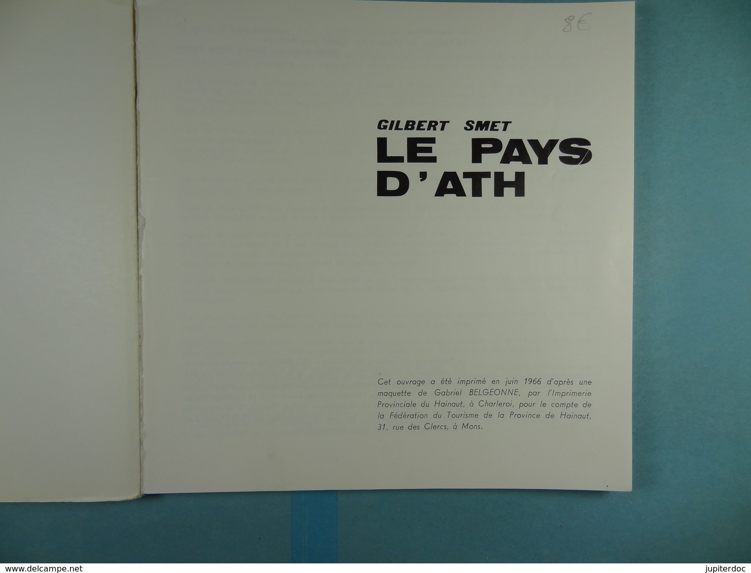 Le Pays D'Ath G.Smet 1966 - Belgium