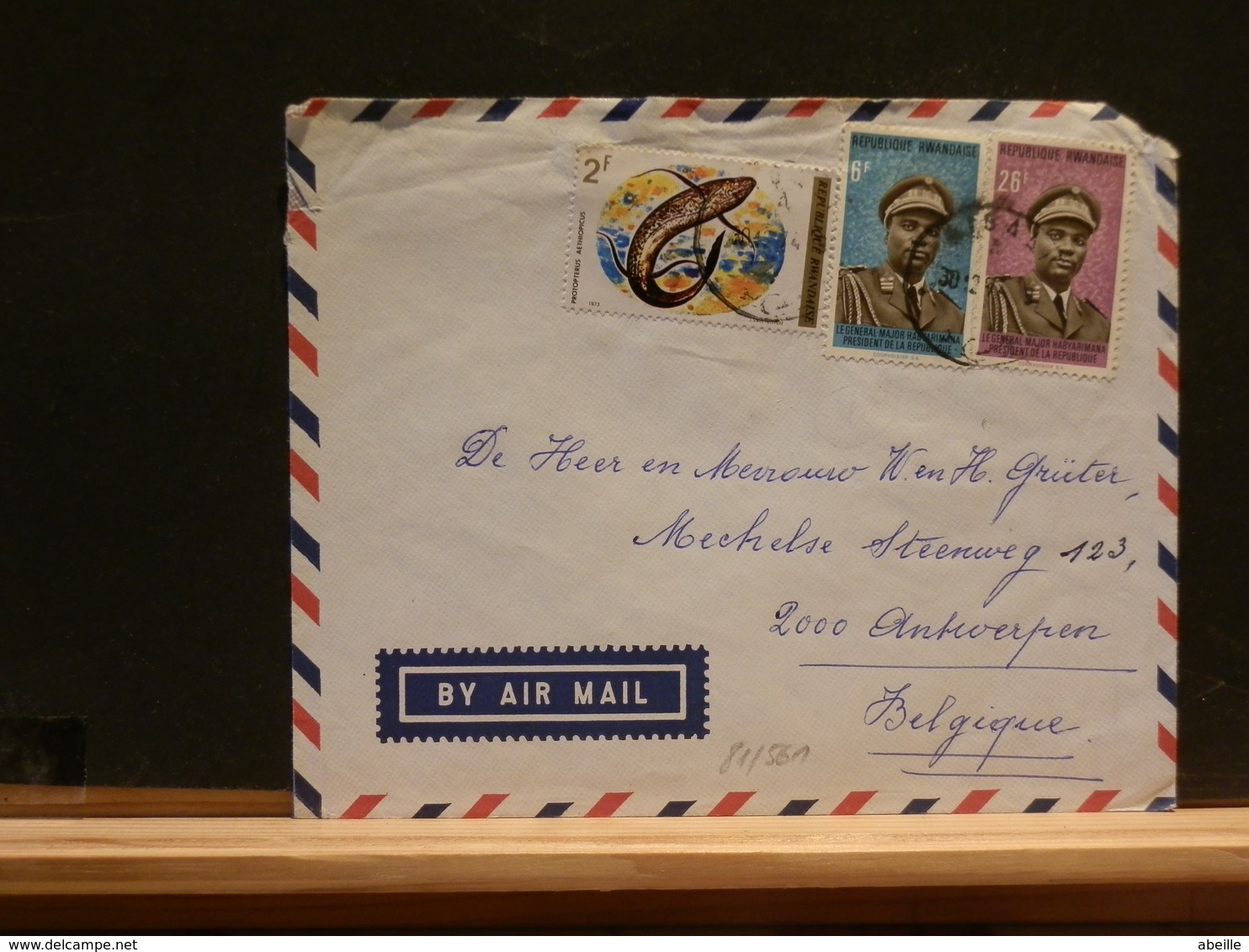 81/561  LETTRE  RWANDA - Used Stamps