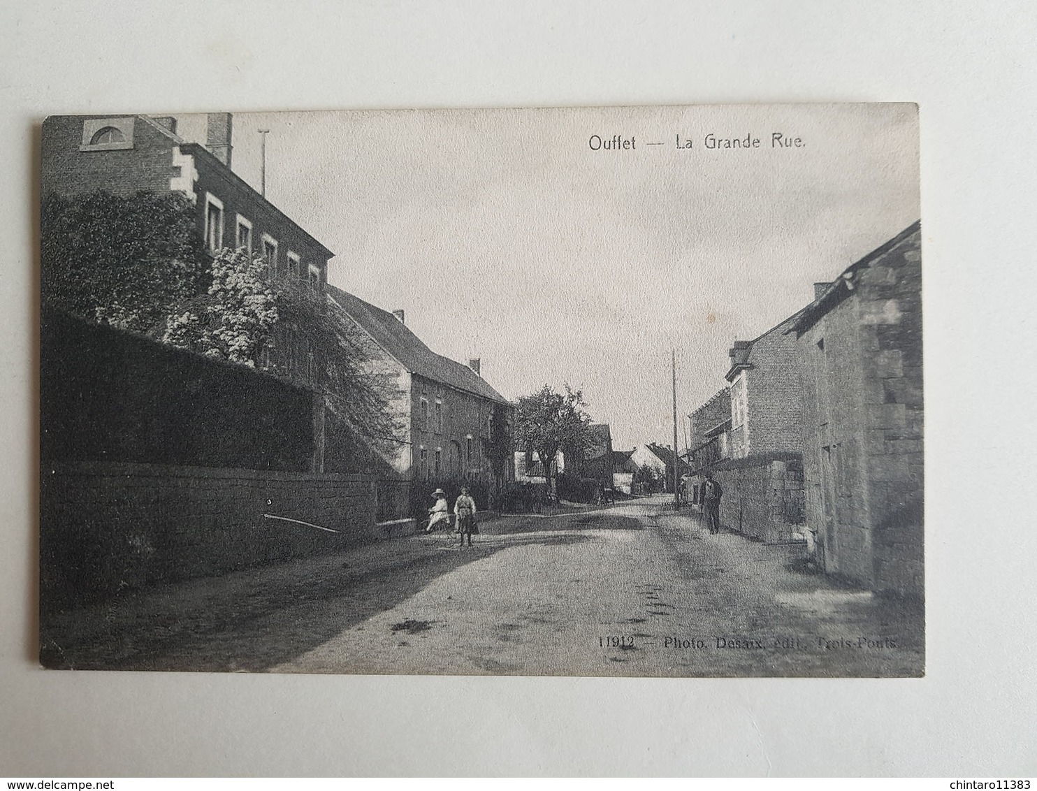 CP "Ouffet - La Grande Rue (11912 - Photo Desaix)" - 1908 (Belgique) - Ouffet