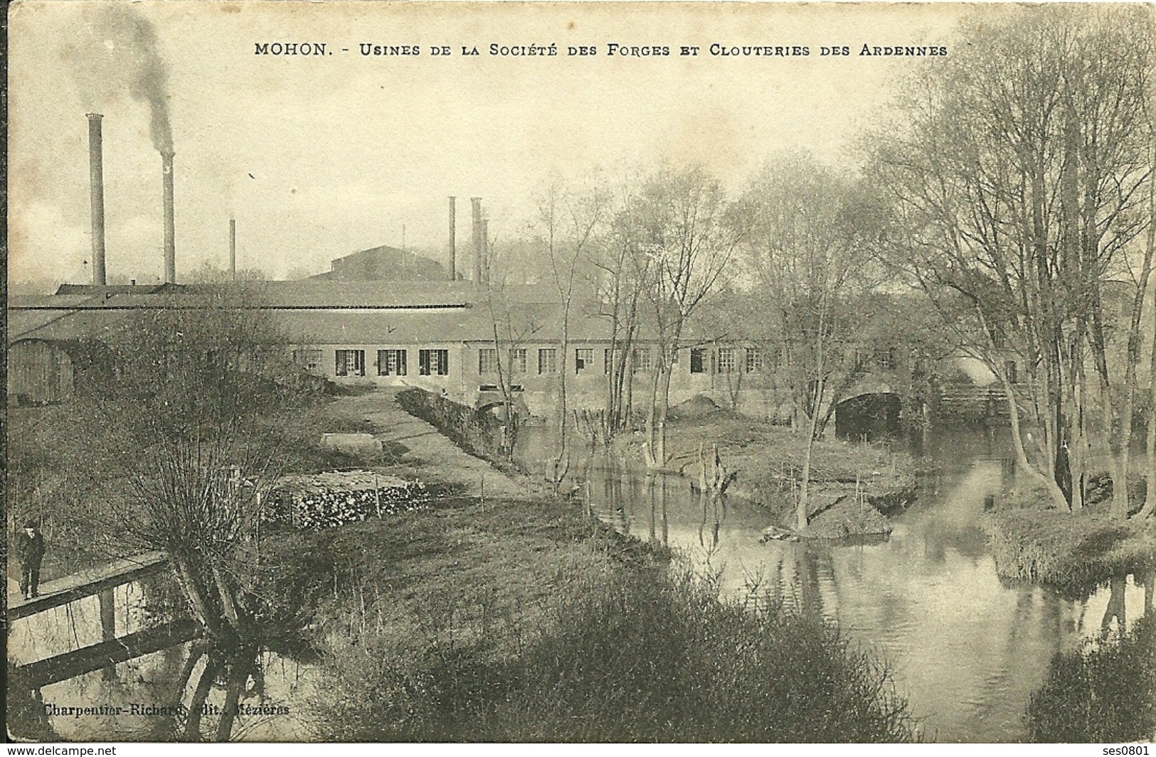 08 Ardennes MOHON  Usine De La Société Des Forges Et Clouteries Des Ardennes La Chainerie LEFORT - Other & Unclassified