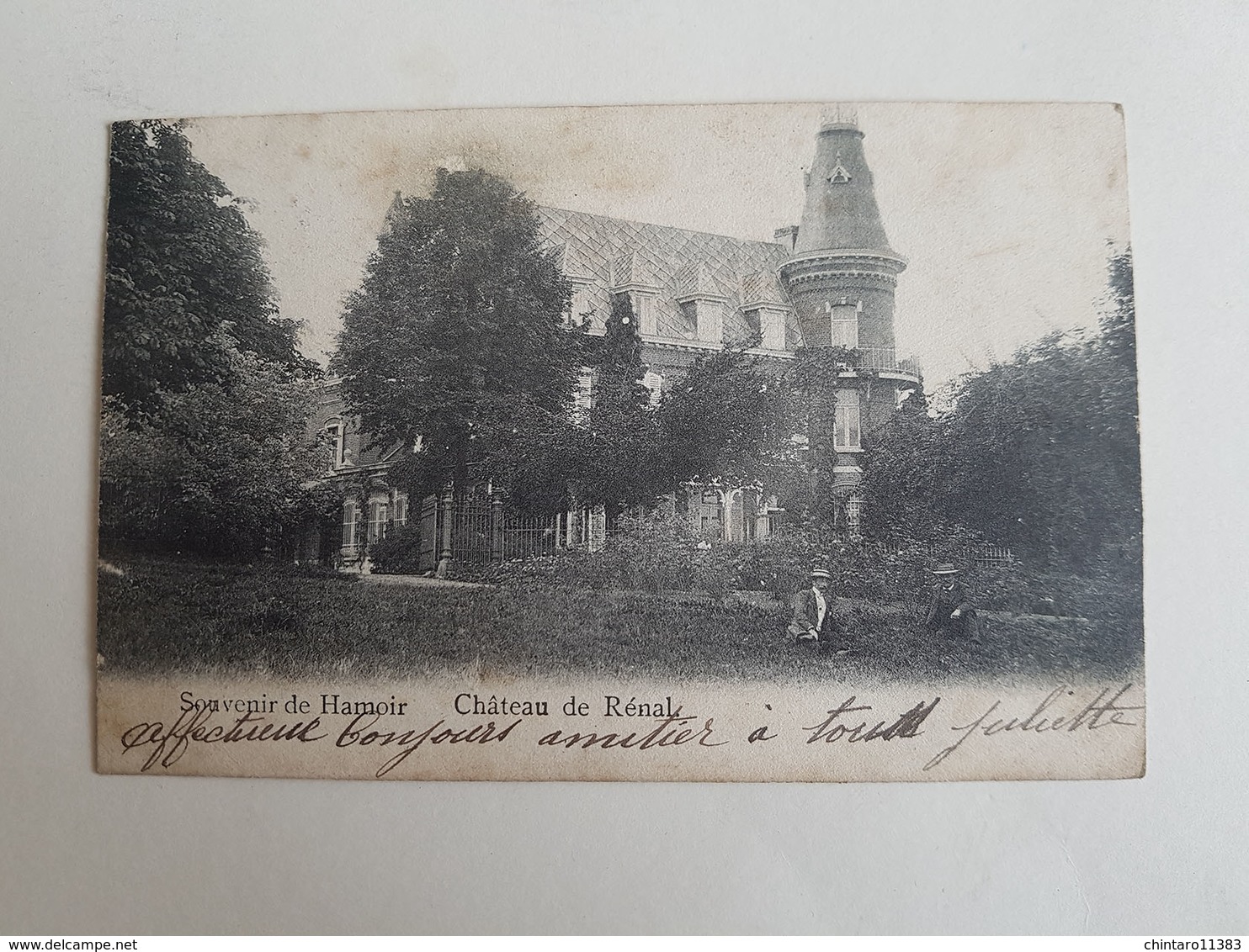 CP "Souvenir De Hamoir - Château De Rénal" - 1907 (Belgique) - Hamoir