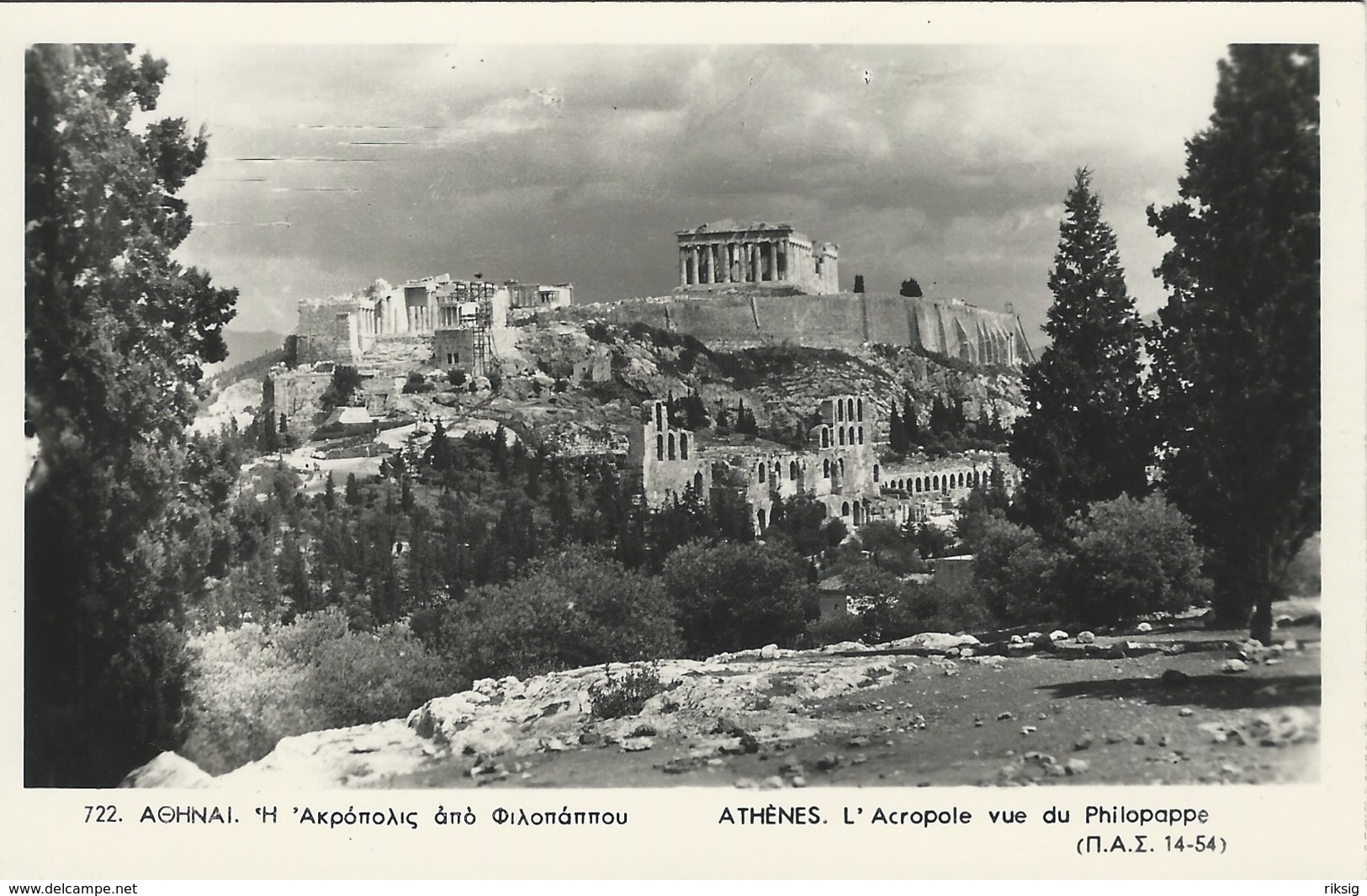 Greece - Athens. L`Acropole Vue Du Philopappe.   S-4495 - Greece