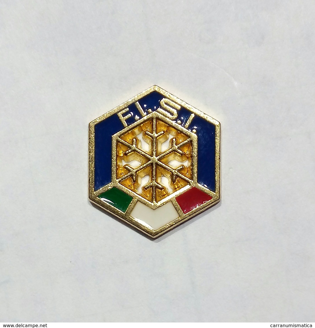 DISTINTIVO / BADGE - F.I.S.I. (Federazione Italiana Sport Invernali) PIN'S - Sport Invernali