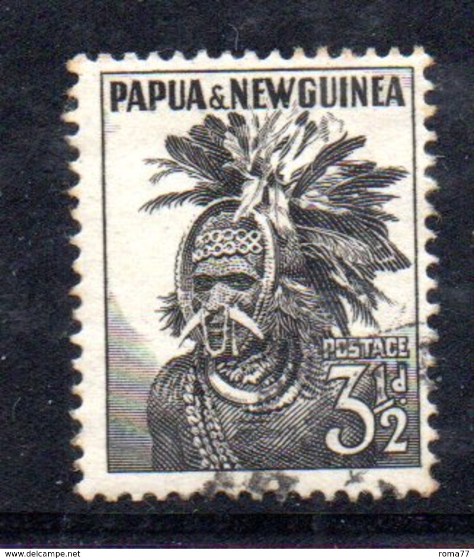 T1338 - PAPUA NUOVA GUINEA 1958 , Yvert N. 20 Usato - Papua Nuova Guinea