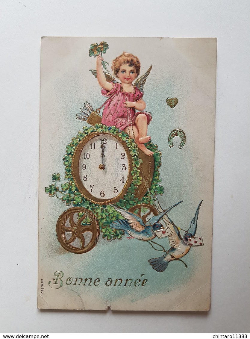 Lot 7 CP's "Bonne Année" - Années 1900/1910