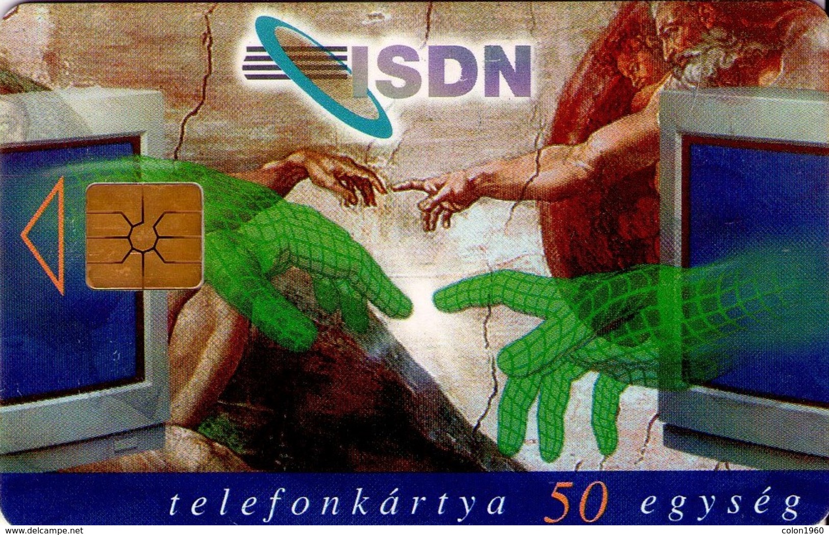 TARJETA TELEFONICA DE HUNGRIA. ISDN'96. HU-P-1996-20B. (193) - Hungría