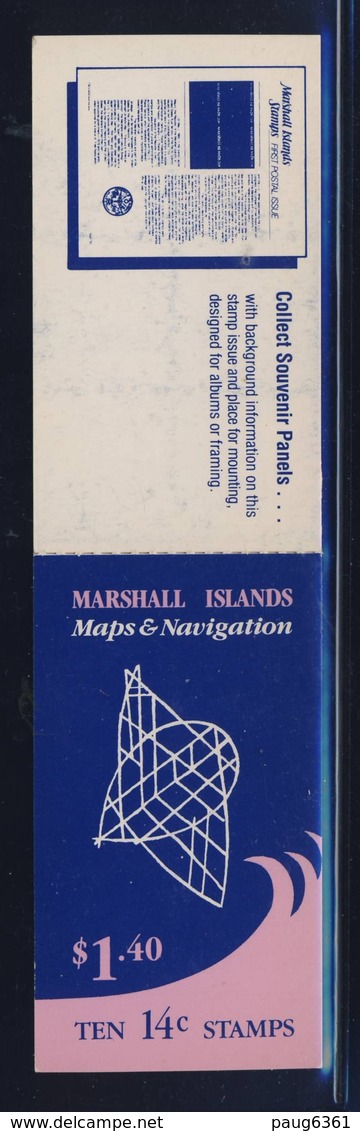 MARSHALL  1985 CARNET CARTES    YVERT  N°C78a NEUF MNH** - Marshall