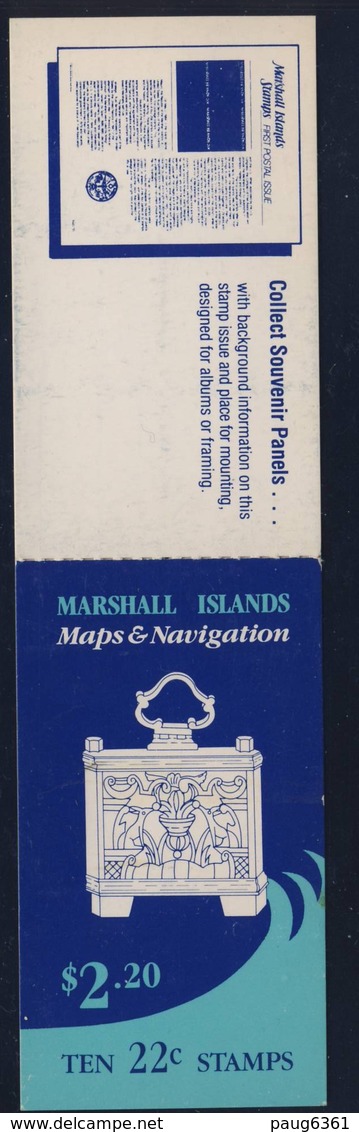 MARSHALL  1985 CARNET CARTES    YVERT  N°C79a  NEUF MNH** - Marshall