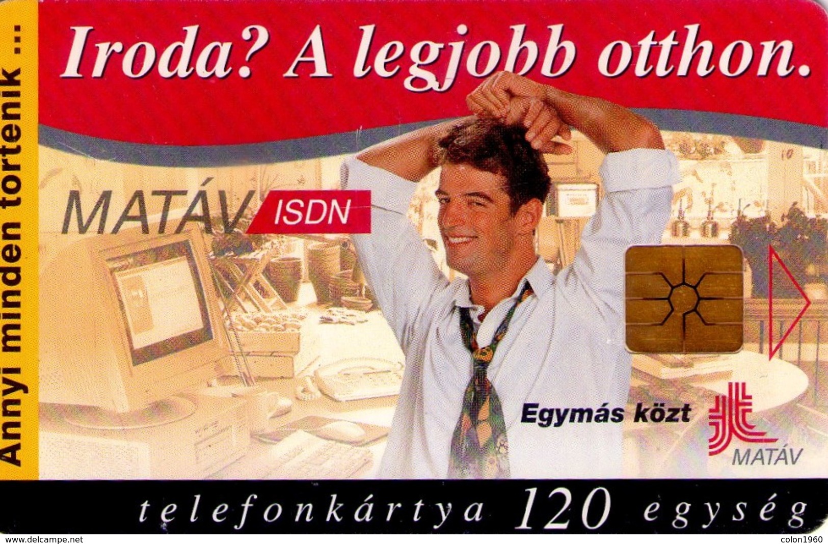 TARJETA TELEFONICA DE HUNGRIA. ISDN'97. HU-P-1997-22B. (202) - Hungría
