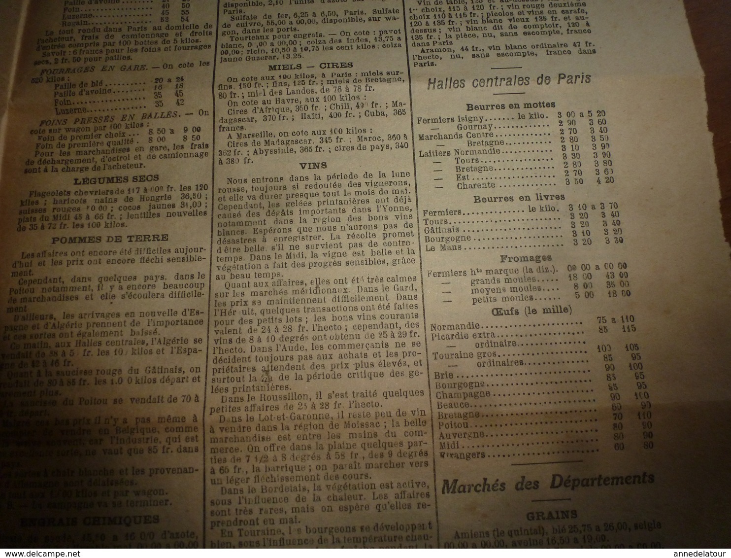 1914 L'AMI DU CULTIVATEUR-->La viande frigorifiée;La production et commerce du cassis;Comment faire un bœuf gras;etc